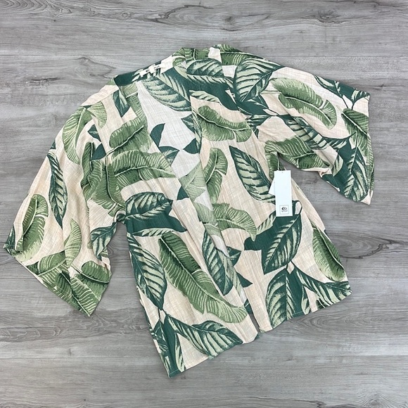 ☀️RIP CURL☀️ COCO BEACH KIMONO COVER UP - Picture 1 of 9
